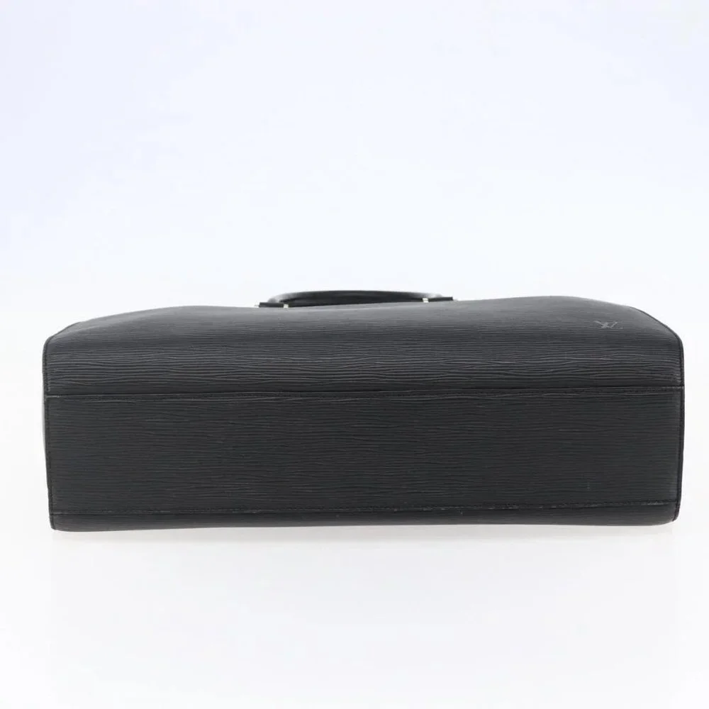 LOUIS VUITTON Epi Sorbonne Business Bag Black M54512 LV Auth ep11032
